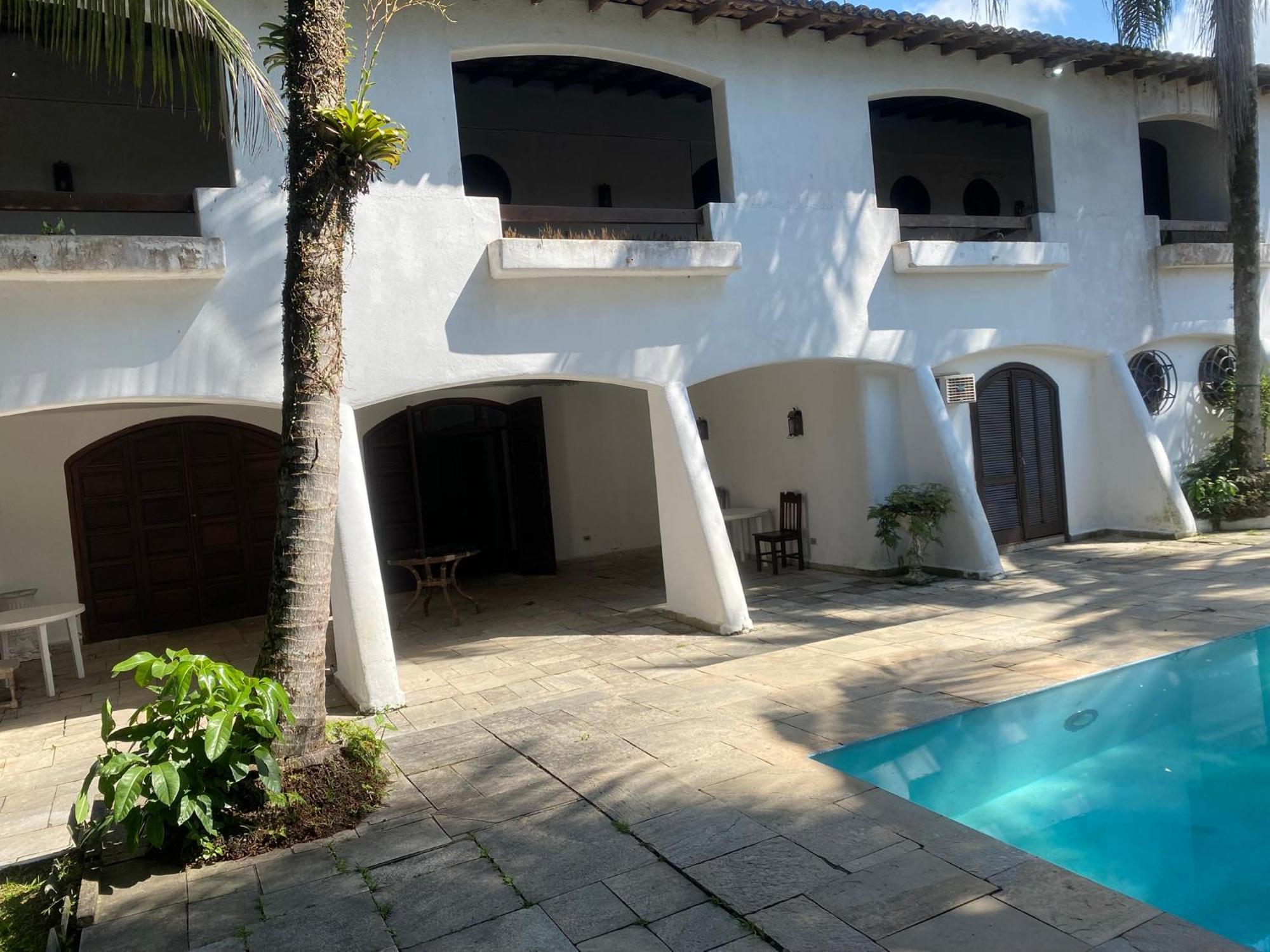 Villa Casarao No Guaruja Com Piscina Esterno foto