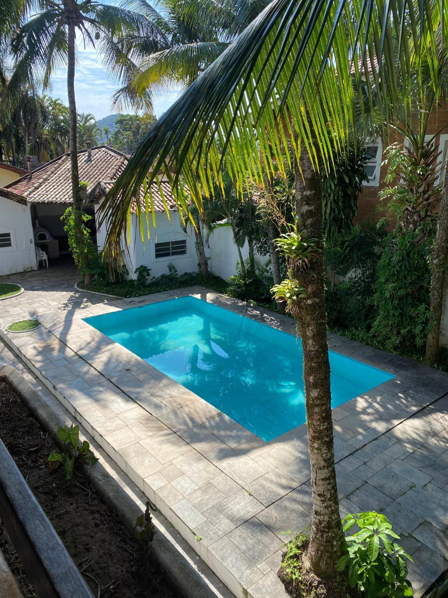 Villa Casarao No Guaruja Com Piscina Esterno foto
