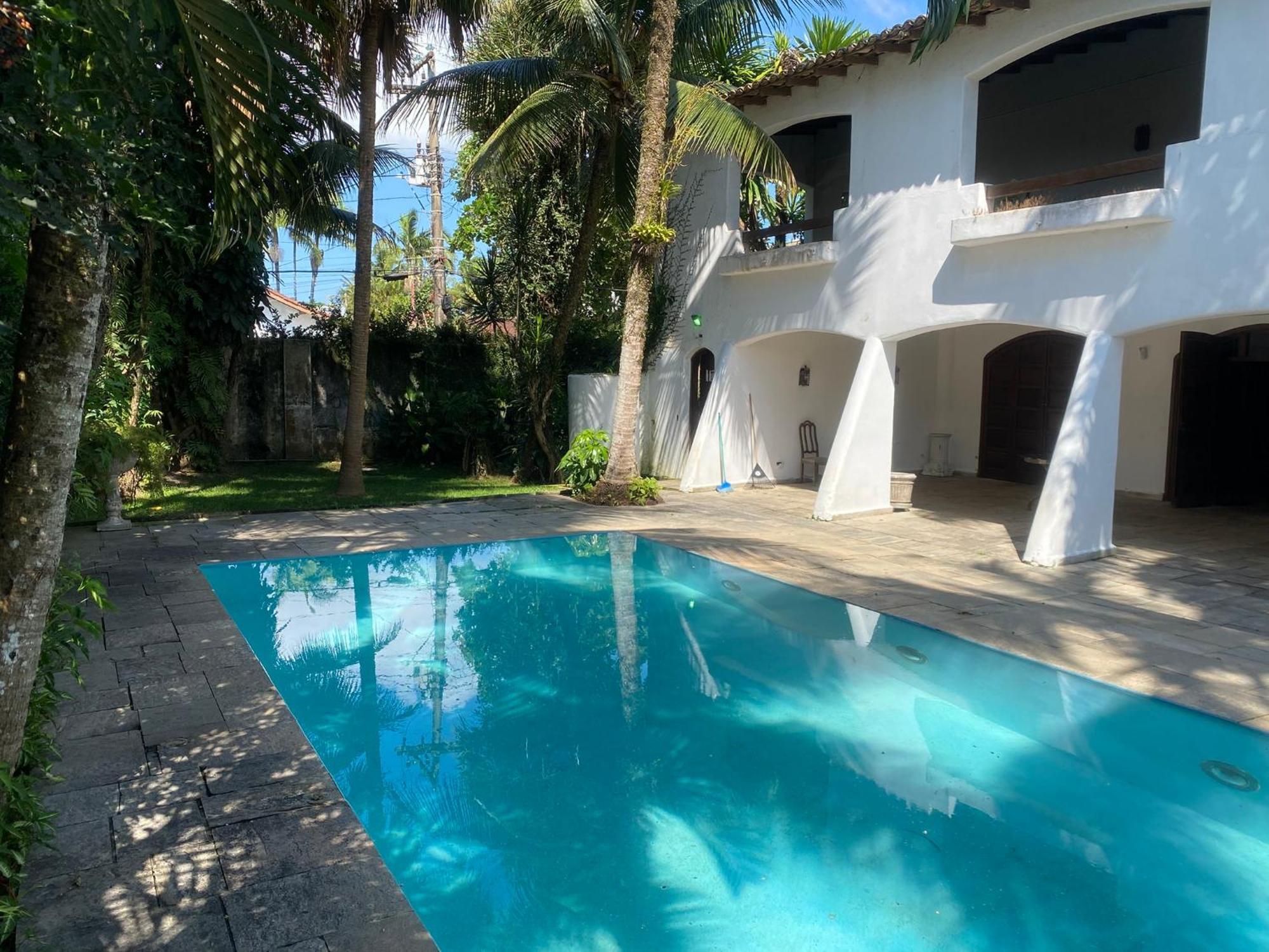 Villa Casarao No Guaruja Com Piscina Esterno foto